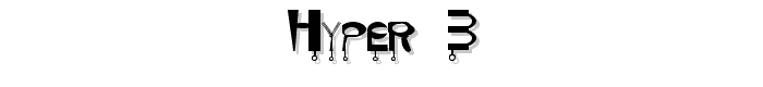 Hyper 3 font